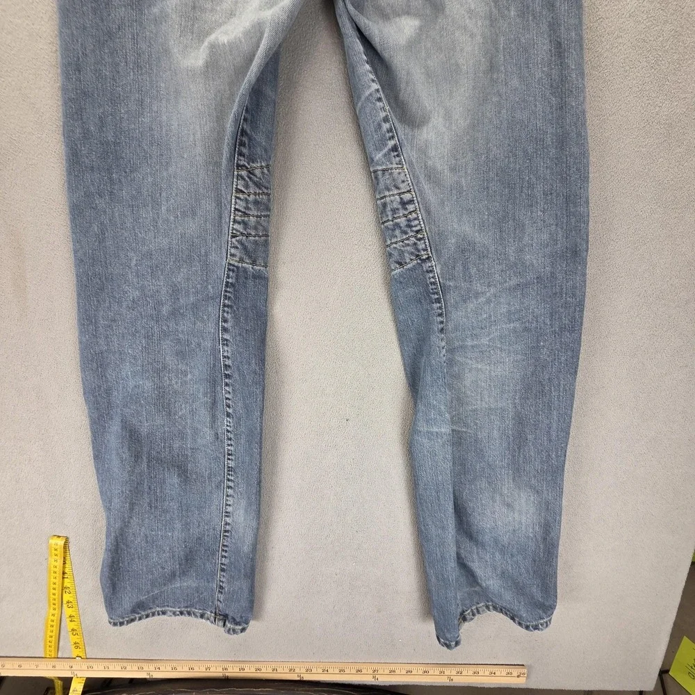 Vintage Levis Engineered Jeans Mens 31x34 Blue Twisted Flap Pocket Double Knee